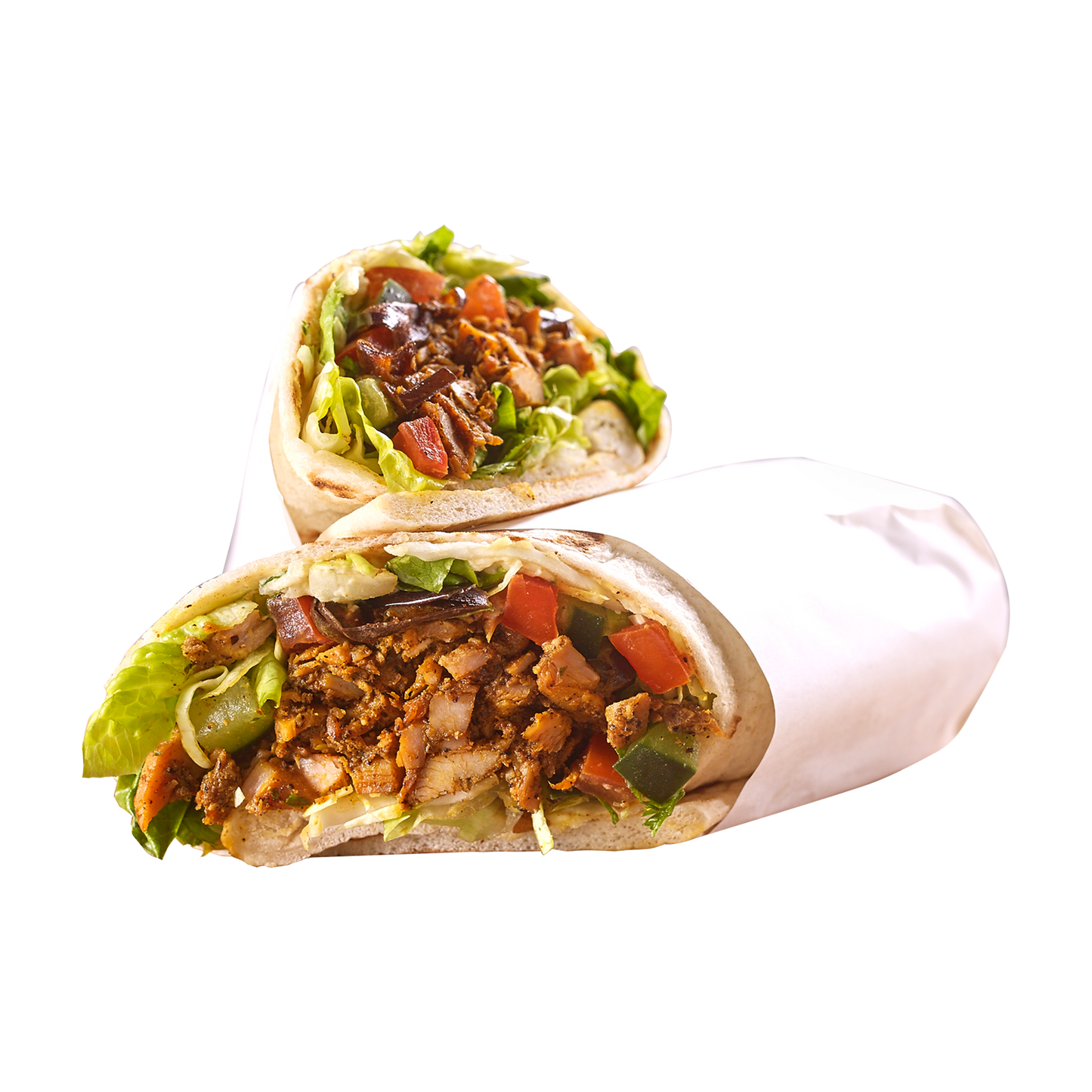 Levantine Chicken Laffa Wrap